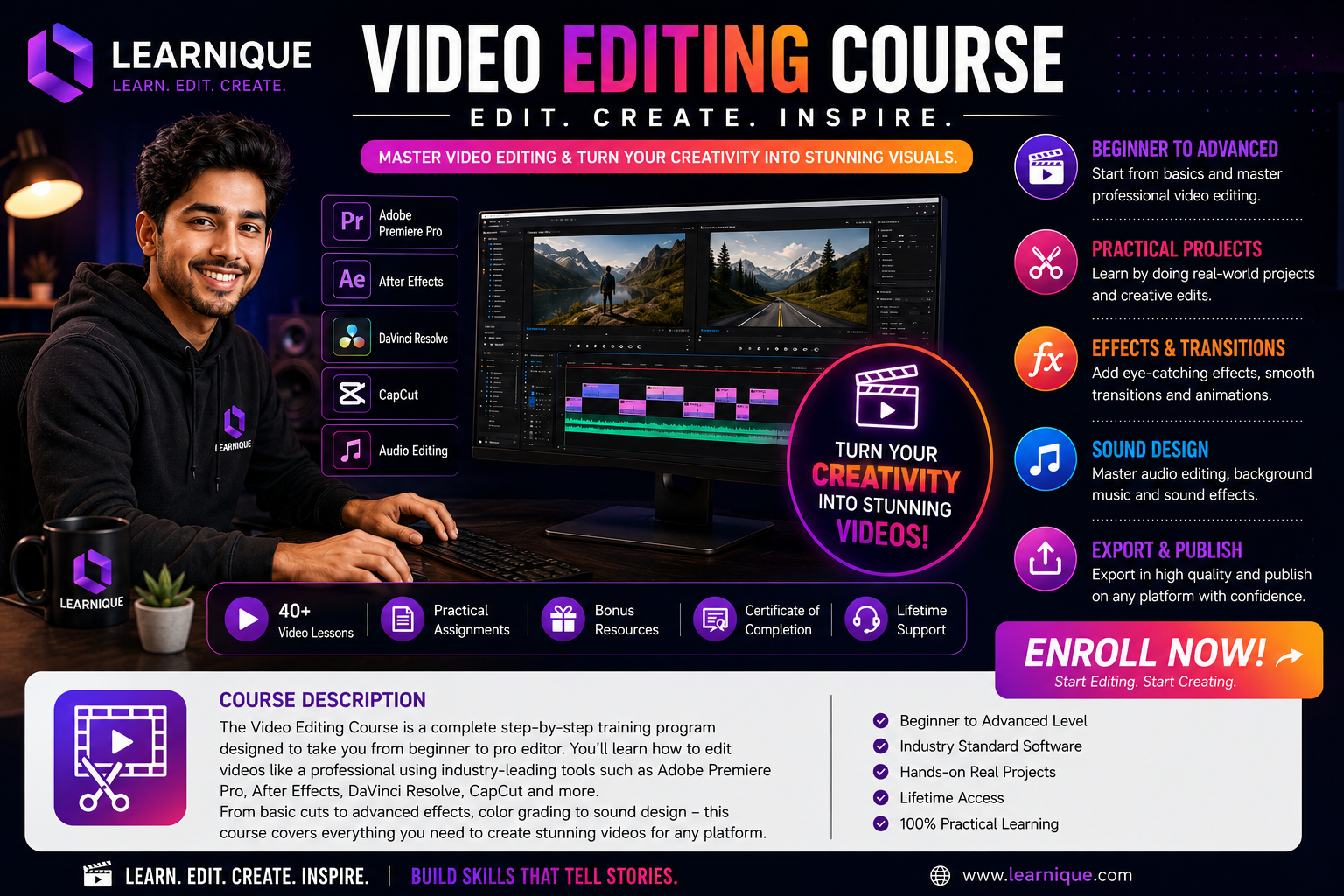 Video Editing Mastery Course